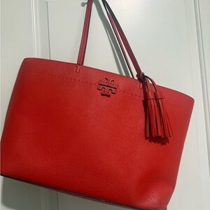 Tory Burch Scarlet Red Tote